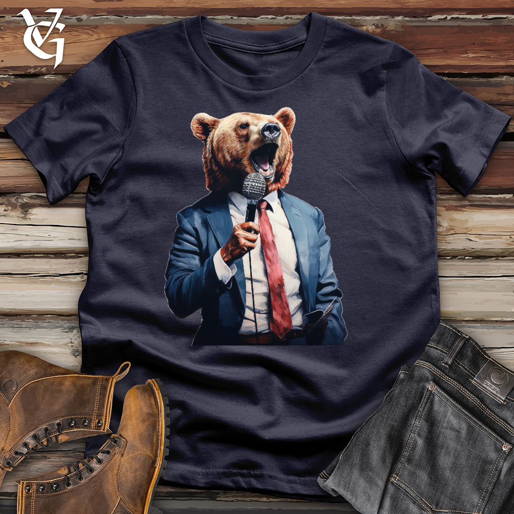 Viking Goods Charismatic Bear Speaker Cotton Tee Navy / L