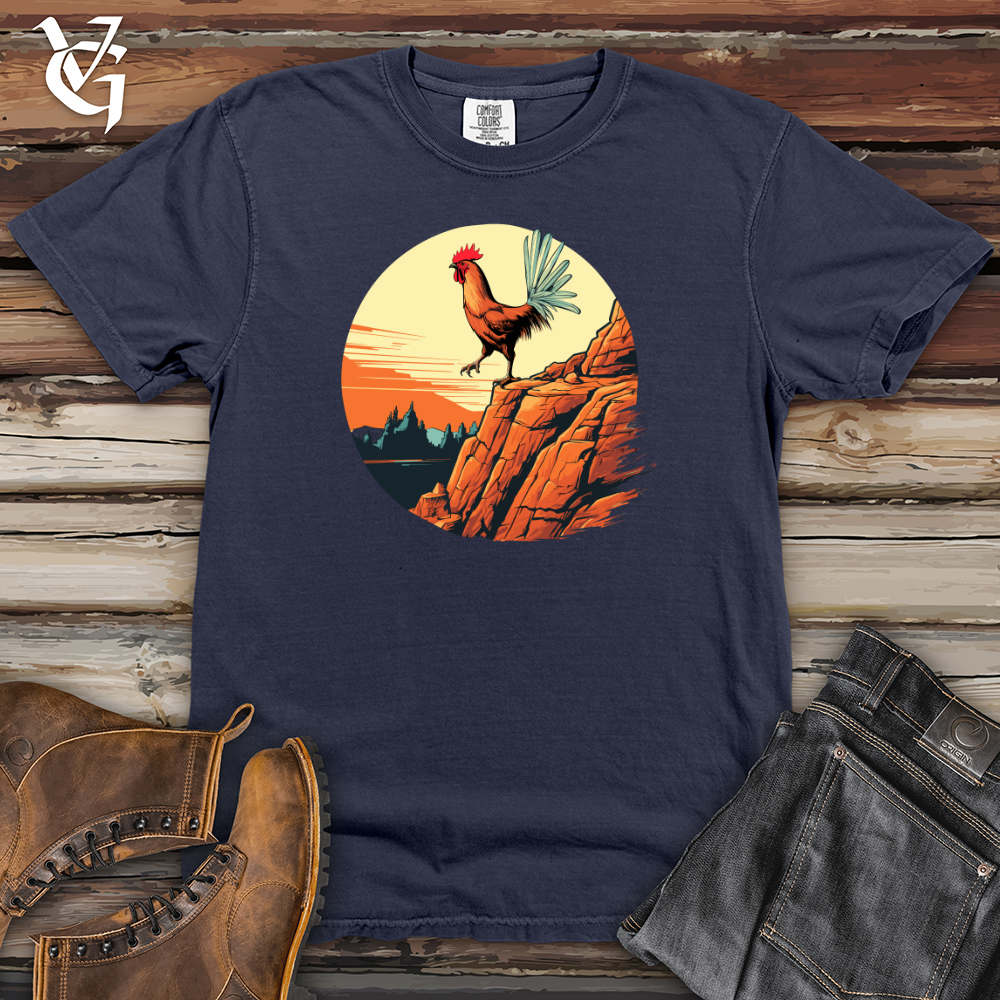 Viking Goods Chicken Cliffs Heavy Cotton Comfort Colors Tee Navy / L