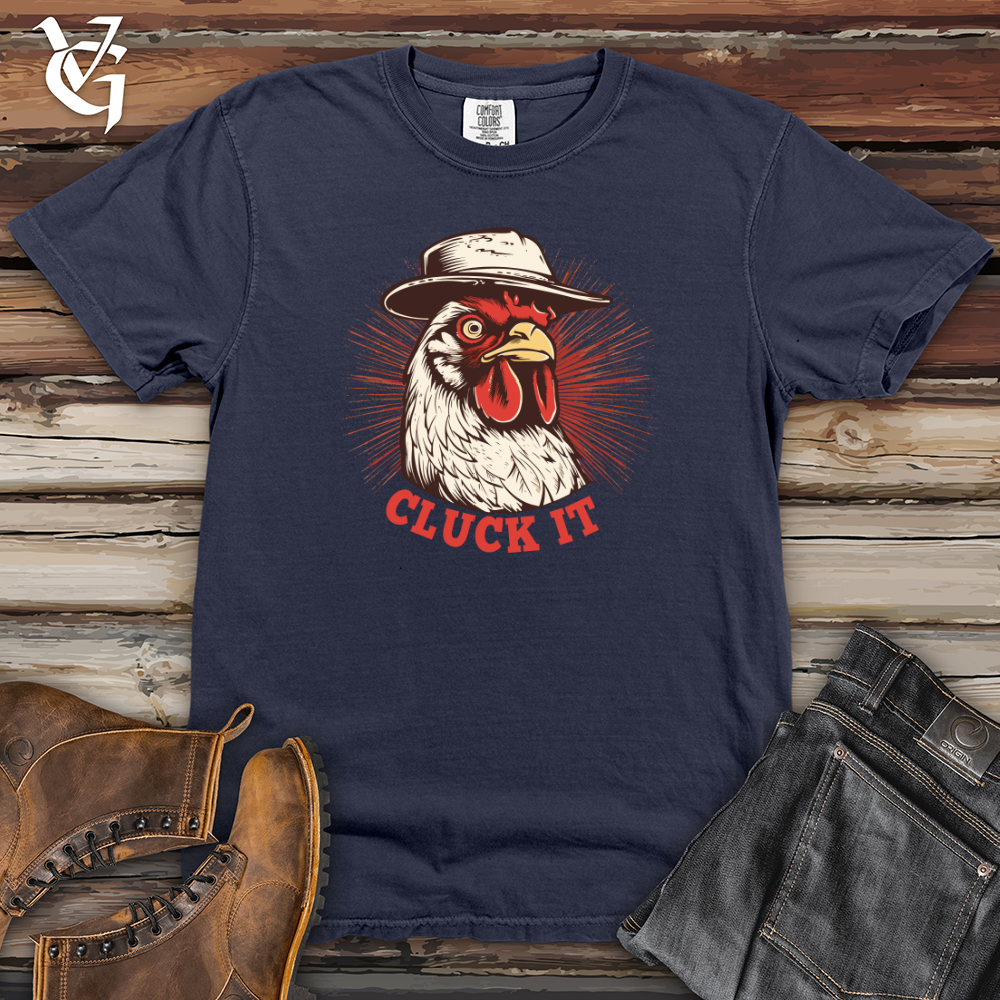 Viking Goods Cluck It Heavy Cotton Comfort Colors Tee Navy / L