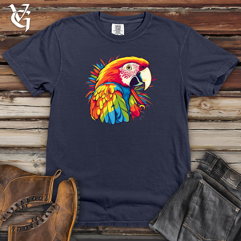 Viking Goods Colorful Melody Parrot Heavy Cotton Comfort Colors Tee Navy / L