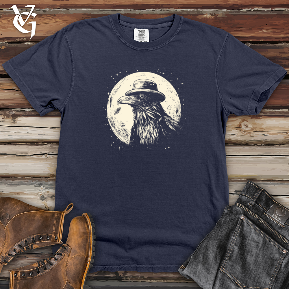 Viking Goods Cosmic Cowboy Raven Heavy Cotton Comfort Colors Tee Navy / L