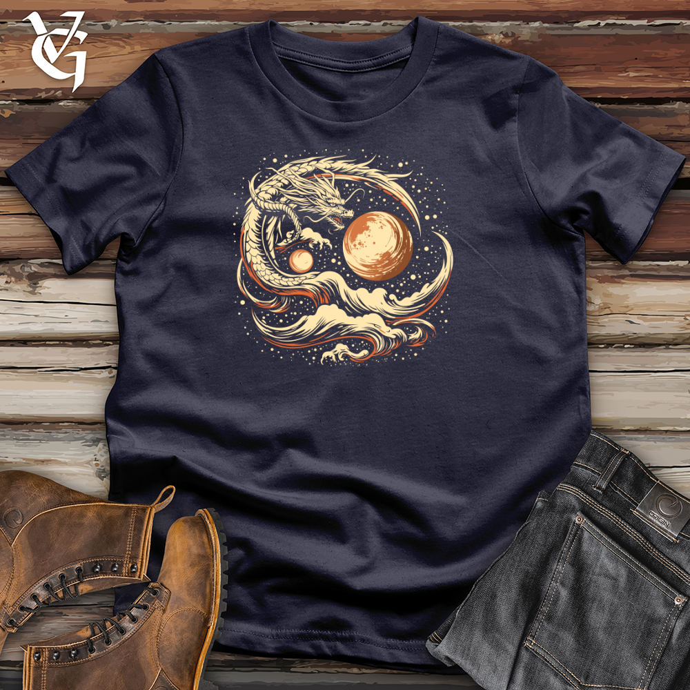 Viking Goods Cosmic Dragon Sky Navigator Cotton Tee Navy / L