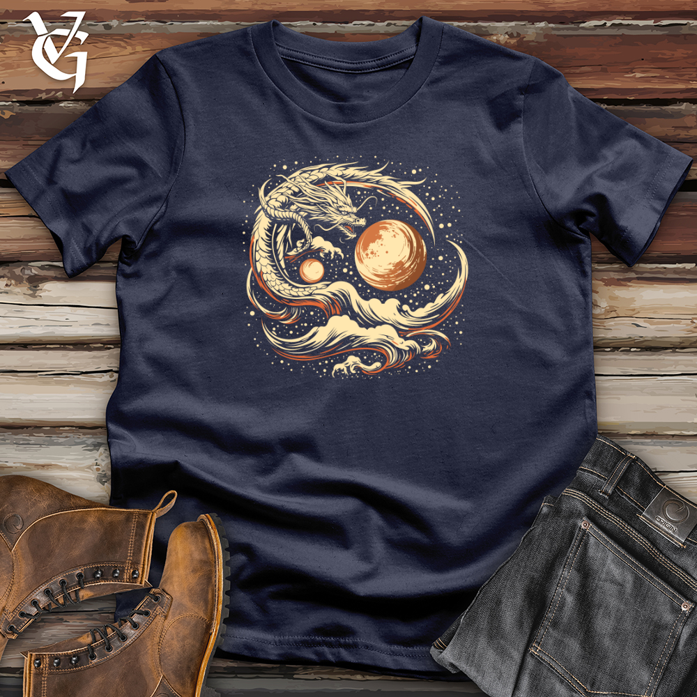 Viking Goods Cosmic Dragon Sky Navigator Softstyle Tee Navy / L