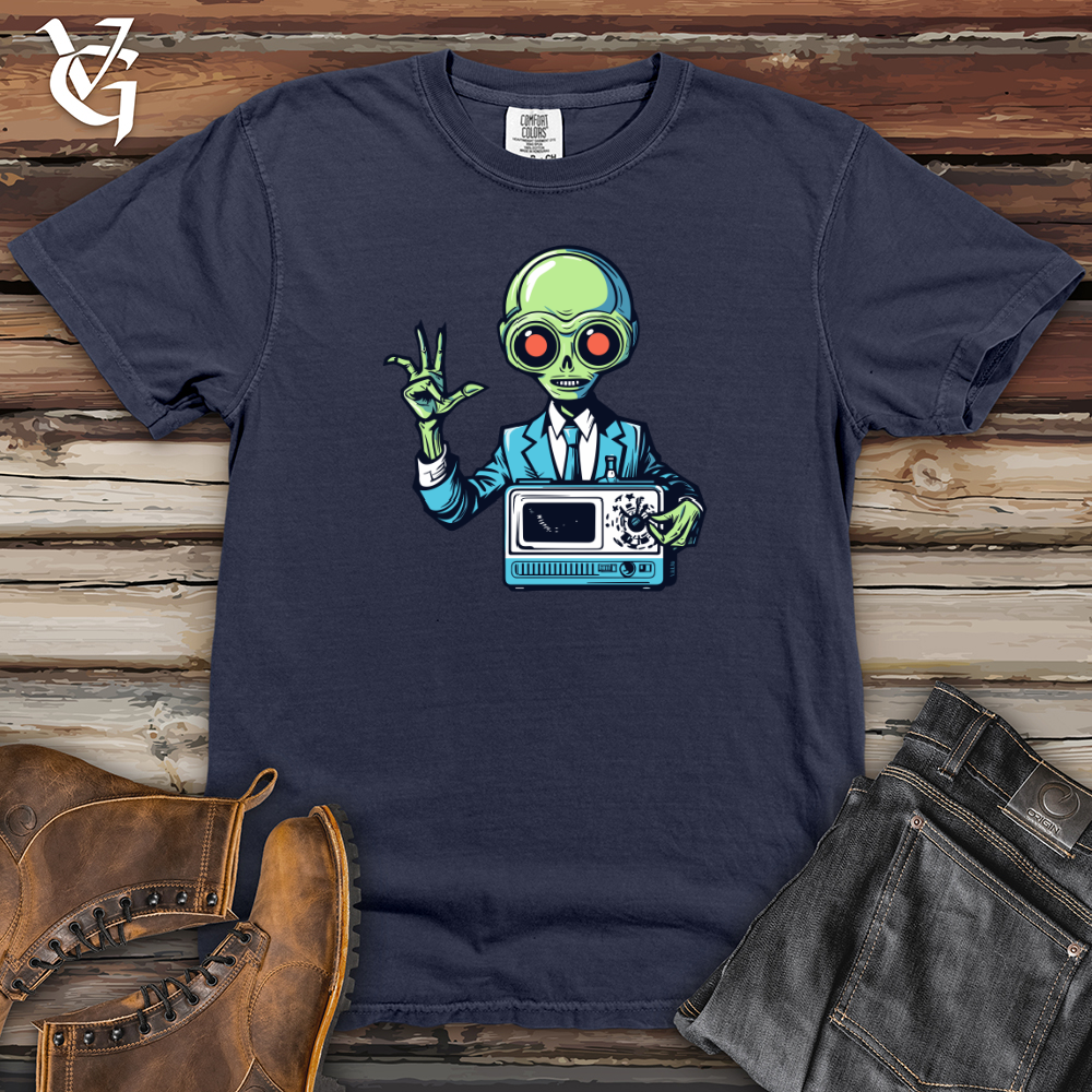 Viking Goods Cosmic Grooves Heavy Cotton Comfort Colors Tee Navy / L