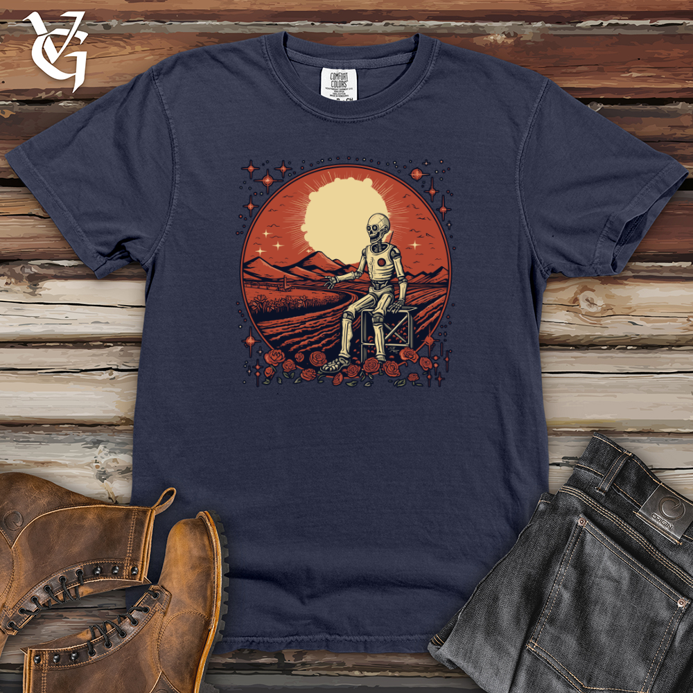 Viking Goods Cosmic Harvest Farmer Heavy Cotton Comfort Colors Tee Navy / L
