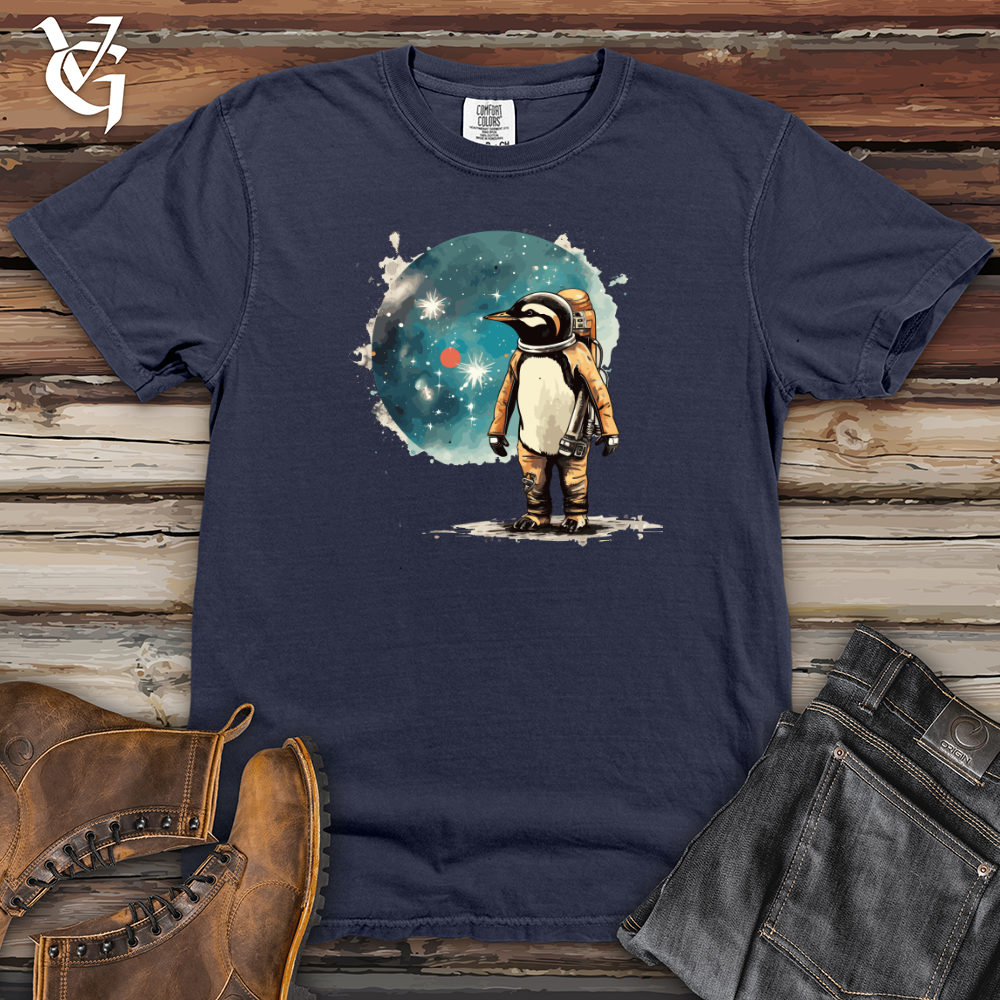 Viking Goods Cosmic Penguin Heavy Cotton Comfort Colors Tee Navy / L