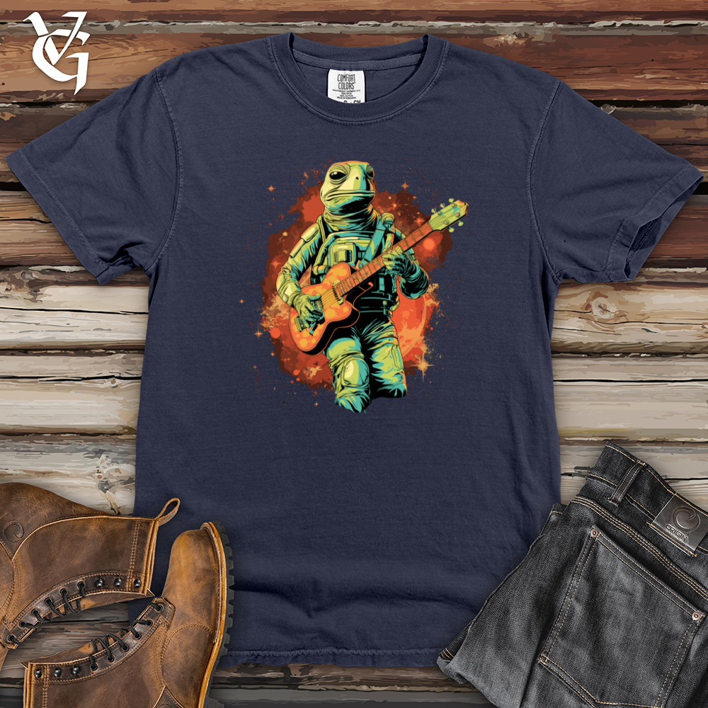 Viking Goods Cosmic Riffs  Heavy Cotton Comfort Colors Tee Navy / L