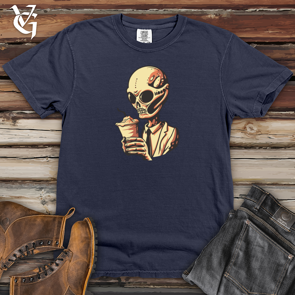 Viking Goods Cosmic Sips Heavy Cotton Comfort Colors Tee Navy / L