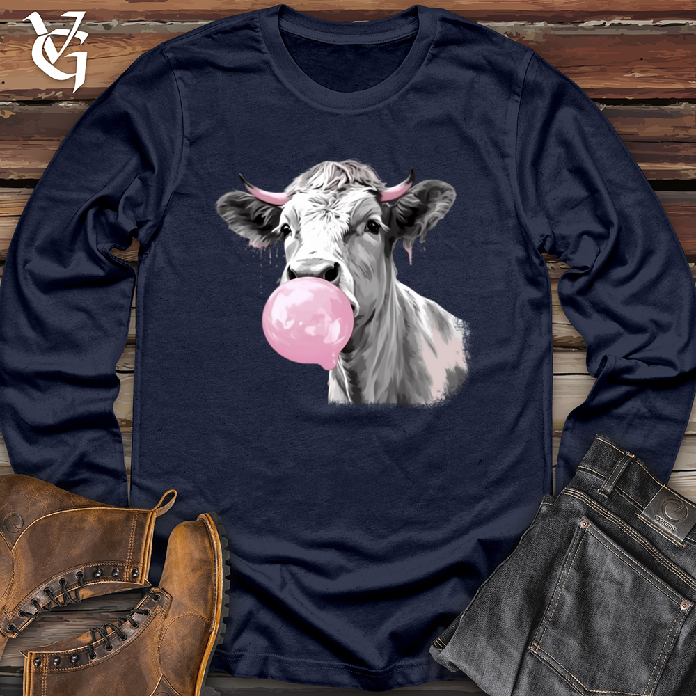 Viking Goods Cow Gum Softstyle Long Sleeve Navy / L