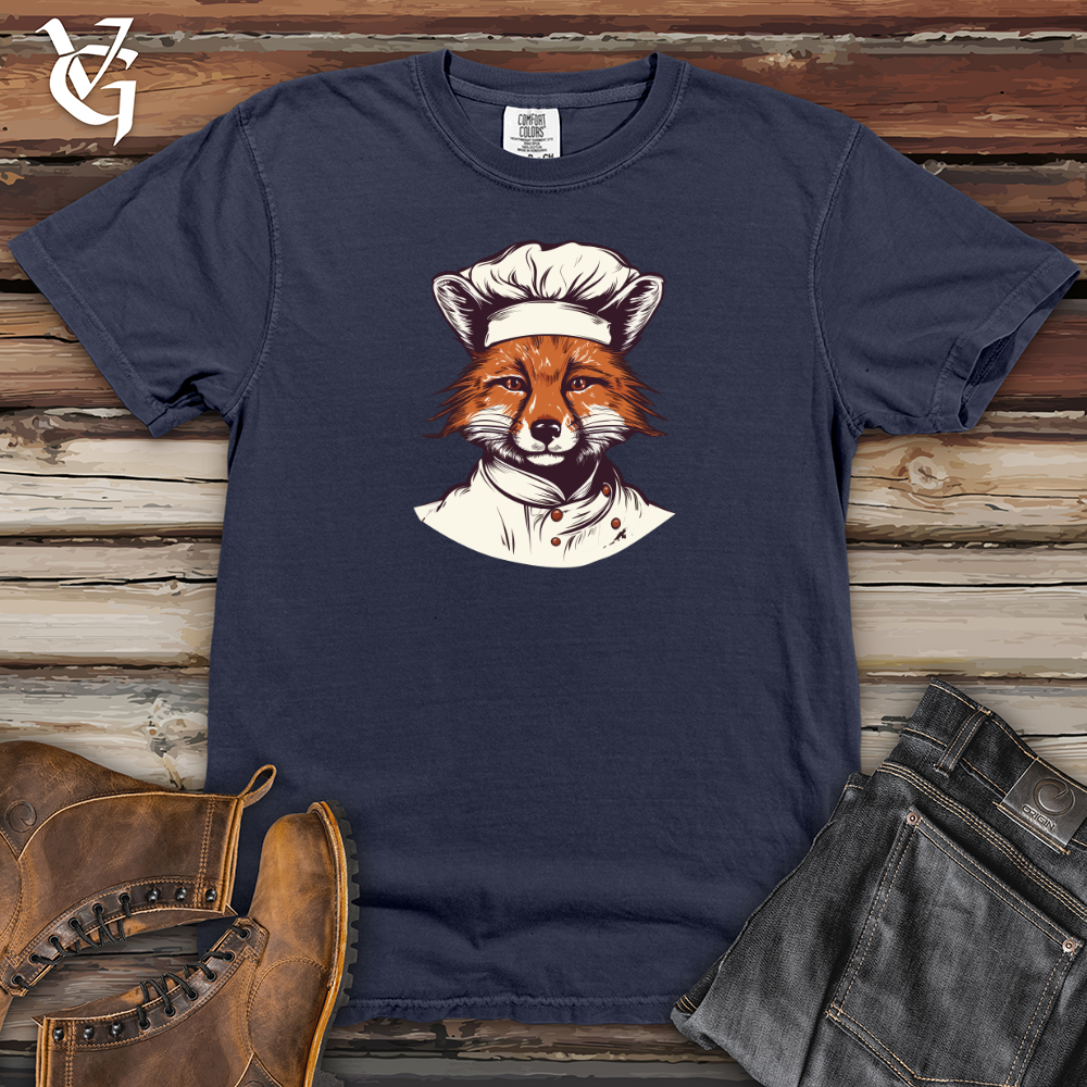 Viking Goods Culinary Whisked Fox Heavy Cotton Comfort Colors Tee Navy / L