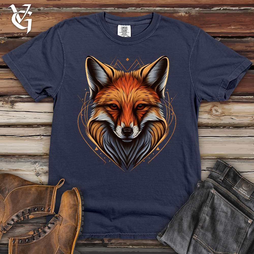 Viking Goods Cunning Fox Heavy Cotton Comfort Colors Tee Navy / L