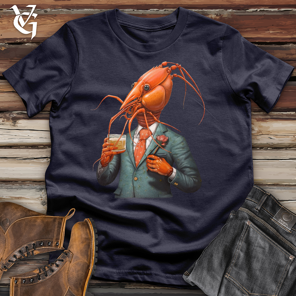 Viking Goods Dapper Shrimp Cotton Tee Navy / L