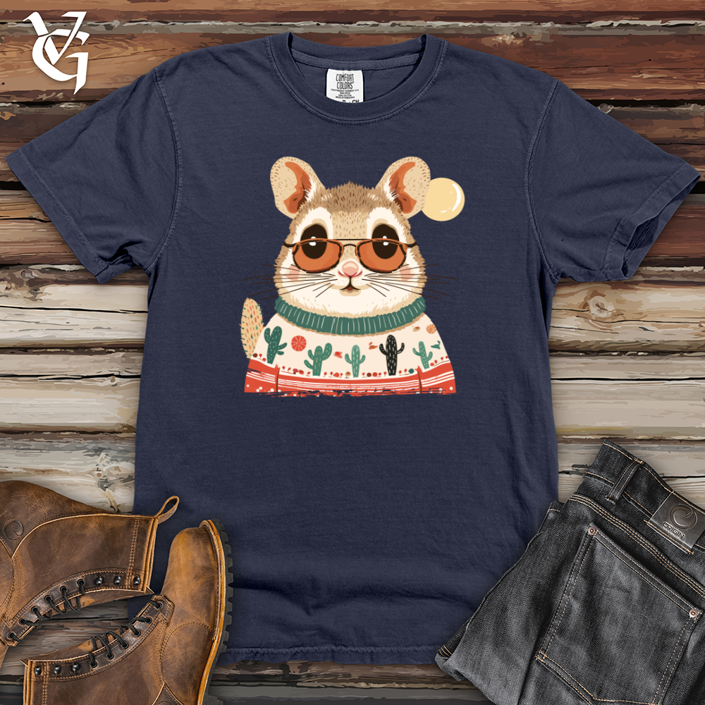 Viking Goods Desert Mouse Chic Heavy Cotton Comfort Colors Tee Navy / L