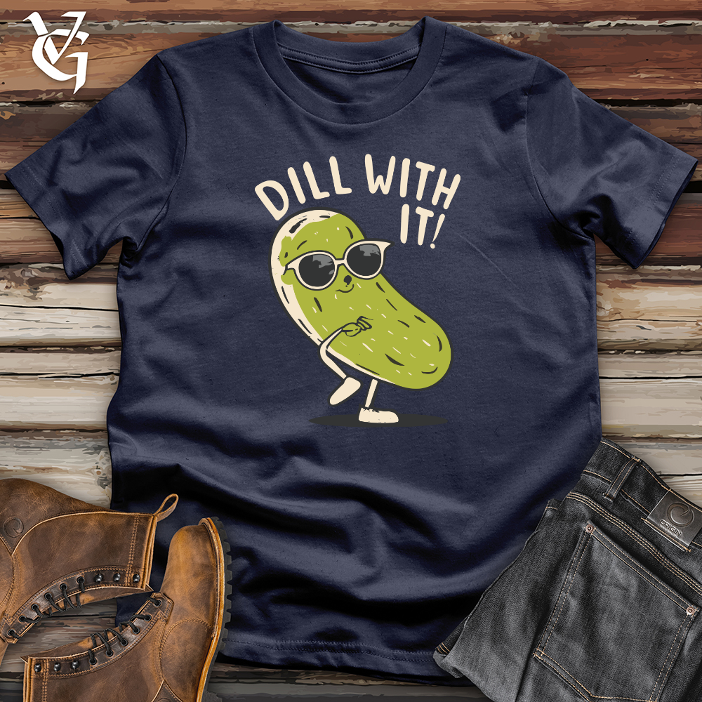 Viking Goods Dill With It Softstyle Tee Navy / L