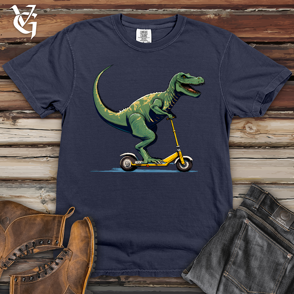 Viking Goods Dino Scoot Heavy Cotton Comfort Colors Tee Navy / L