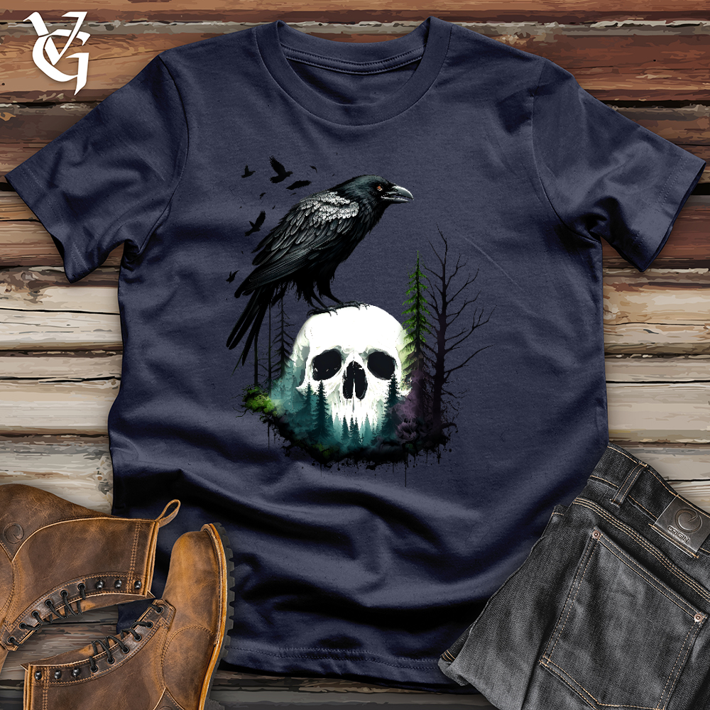 Viking Goods Doomsday Raven Softstyle Tee Navy / L