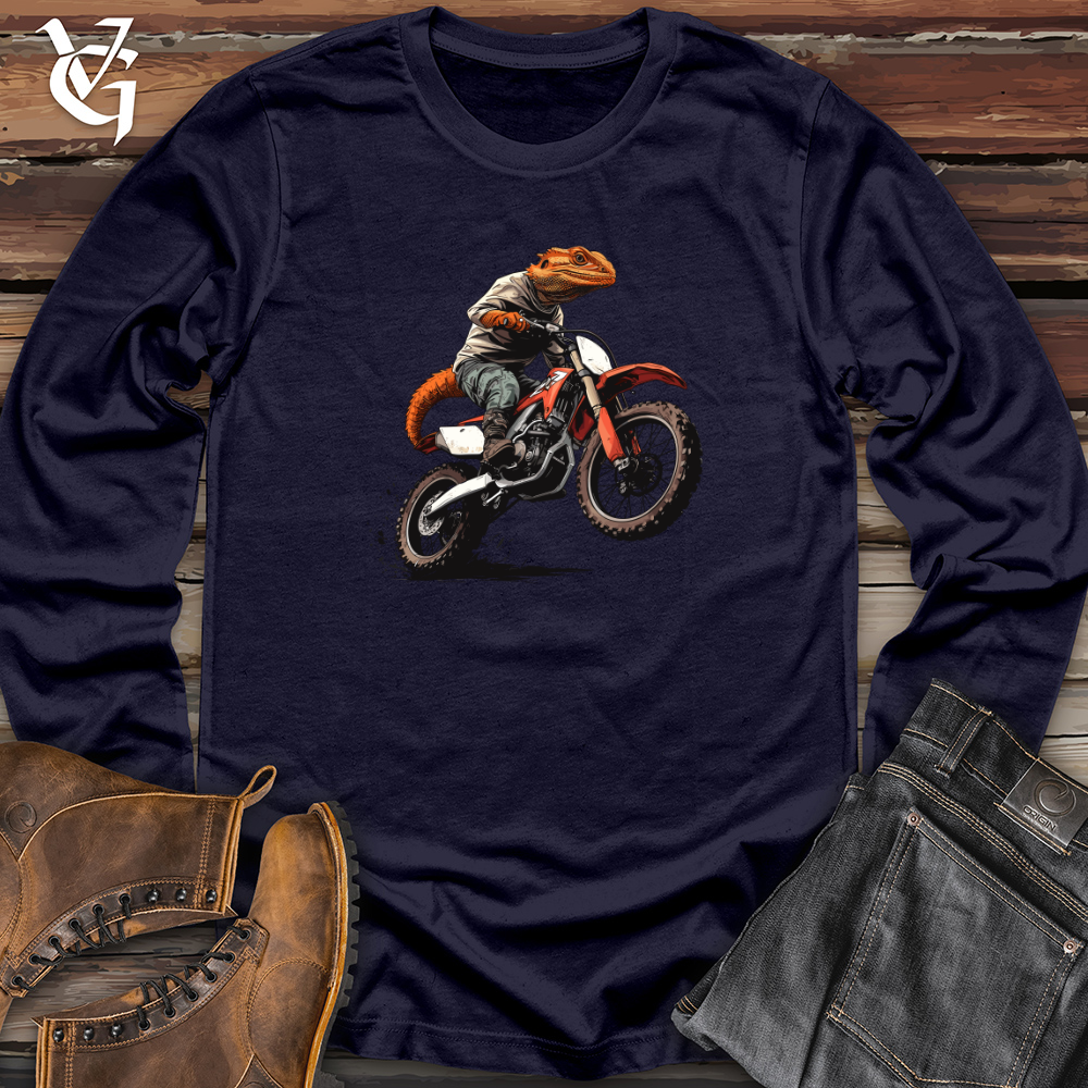 Viking Goods Dragon Biker 02 Long Sleeve Navy / L