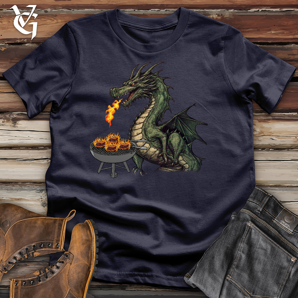 Viking Goods Dragon Grill Master Cotton Tee Navy / L