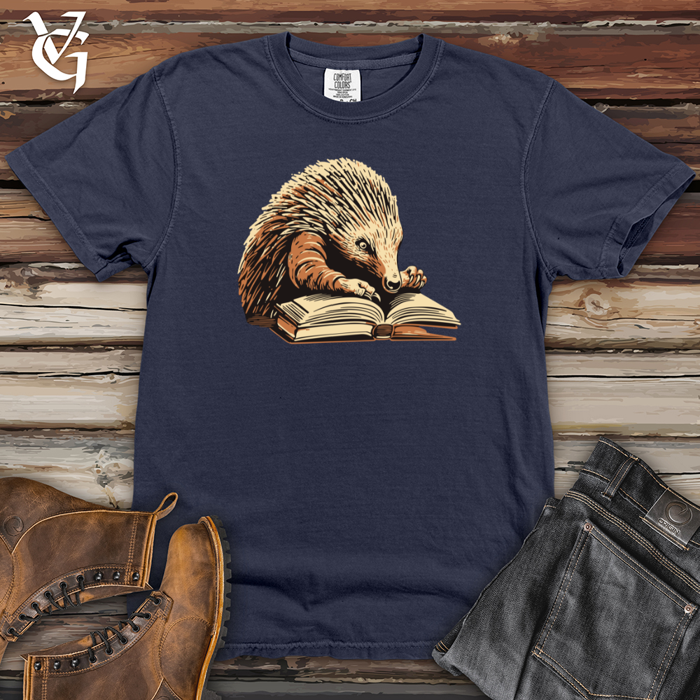Viking Goods Echidna Book Nook Heavy Cotton Comfort Colors Tee Navy / L