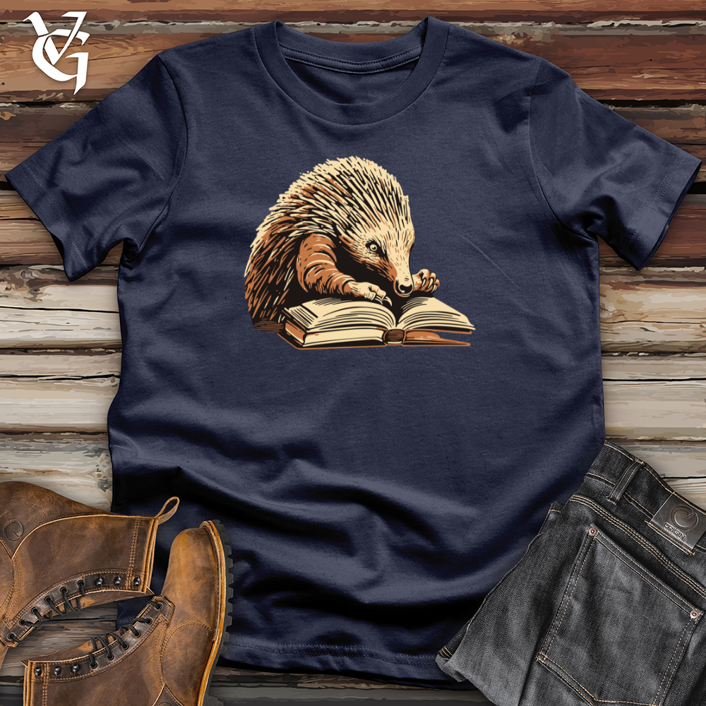 Viking Goods Echidna Book Nook Softstyle Tee Navy / L