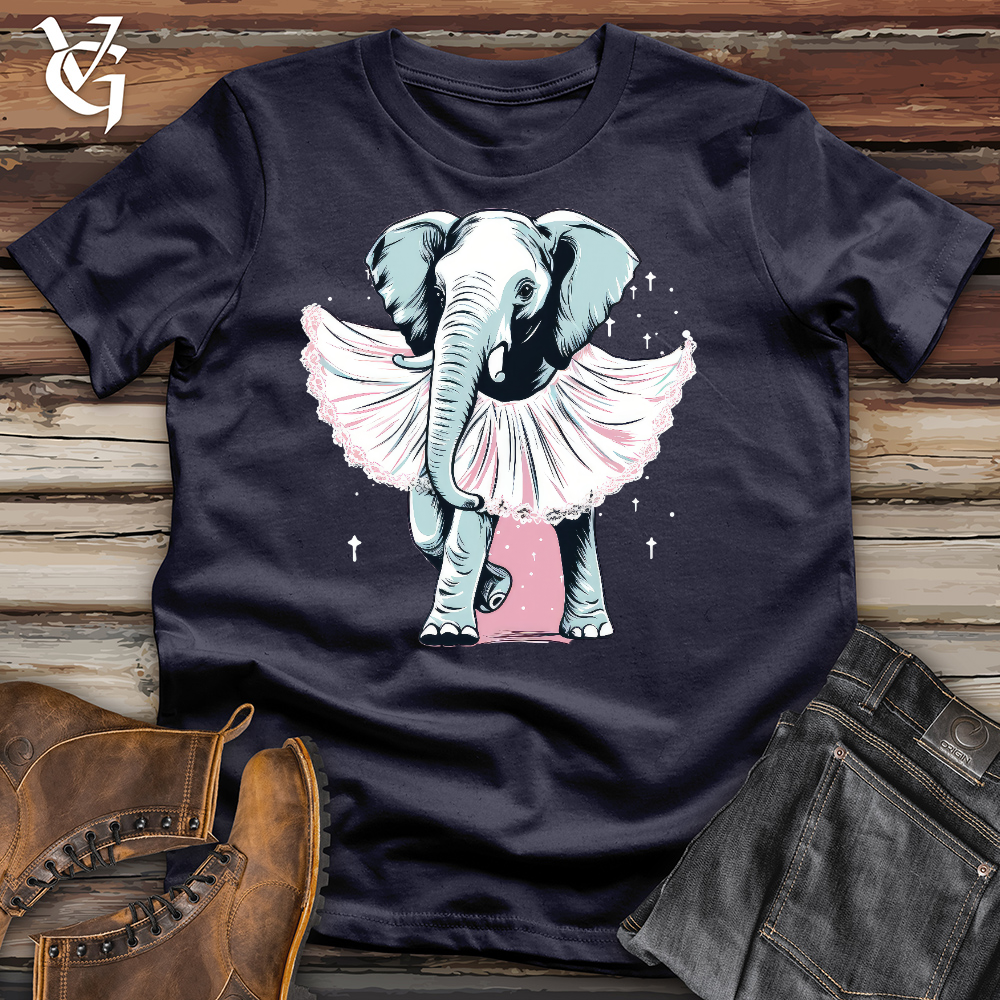 Viking Goods Elephant Ballerina Cotton Tee Navy / L