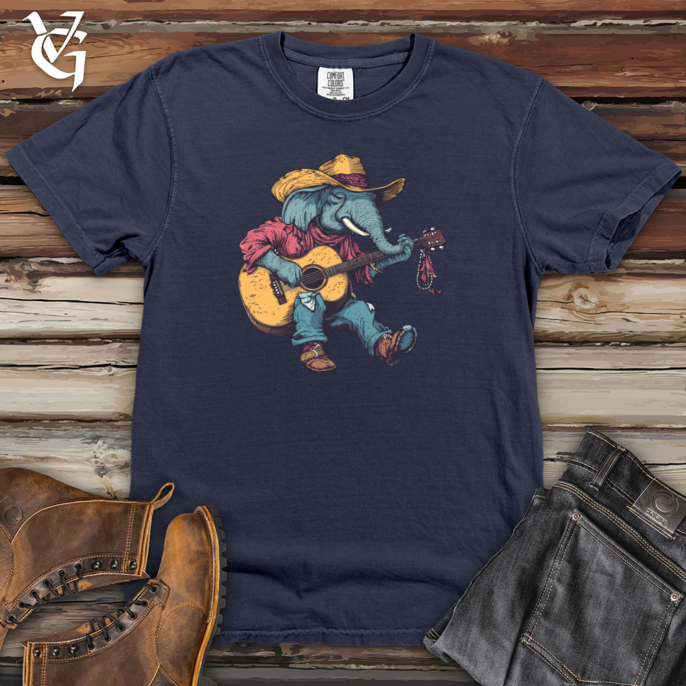 Viking Goods Elephant Country Strummer Heavy Cotton Comfort Colors Tee Navy / L