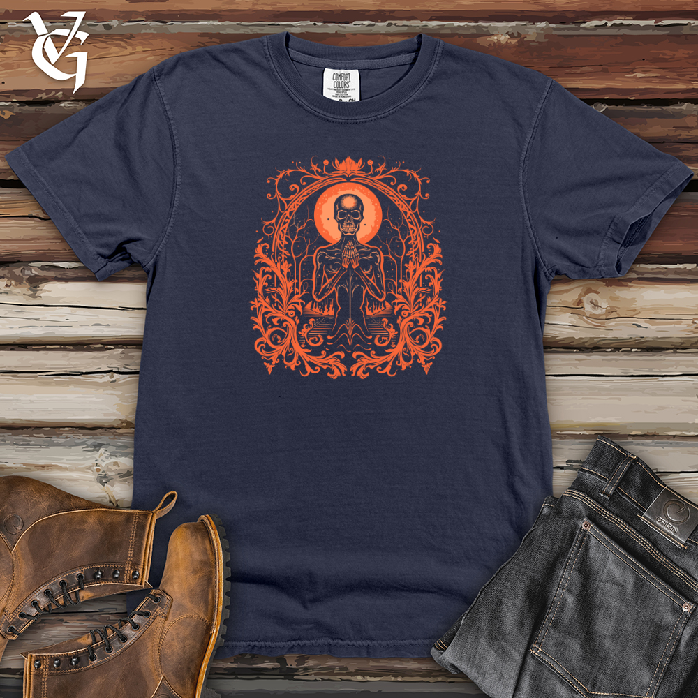 Viking Goods Enigmatic Peach Sorcerer Heavy Cotton Comfort Colors Tee Navy / L