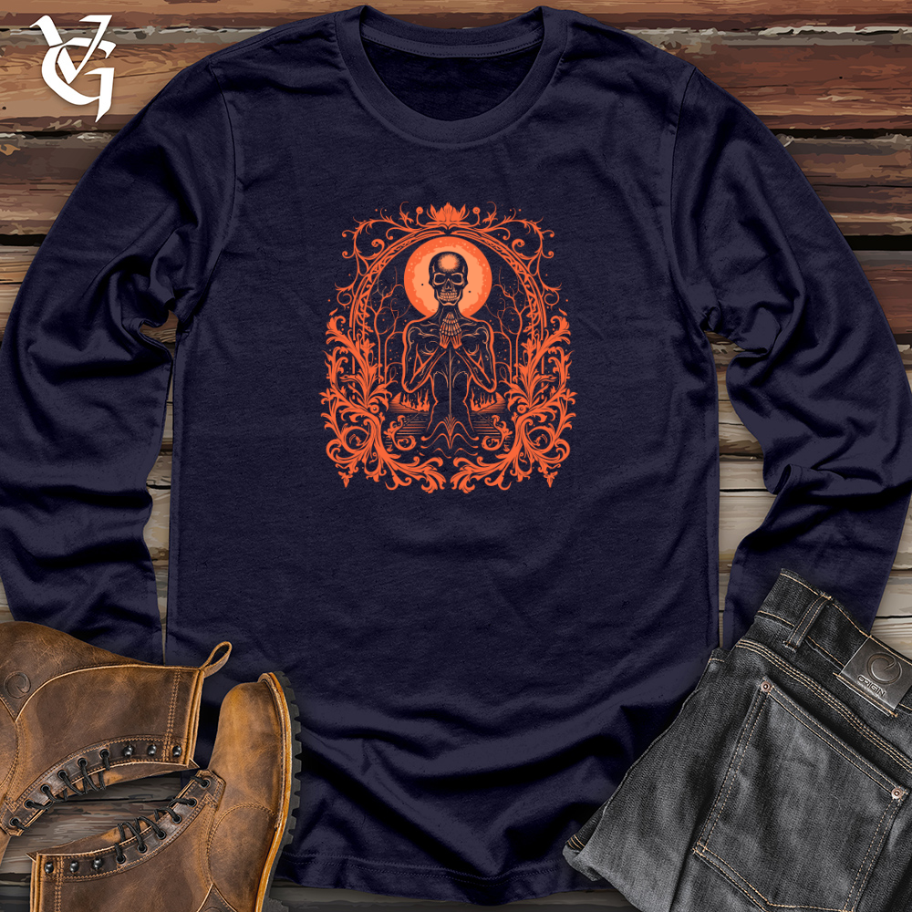 Viking Goods Enigmatic Peach Sorcerer Long Sleeve Navy / L
