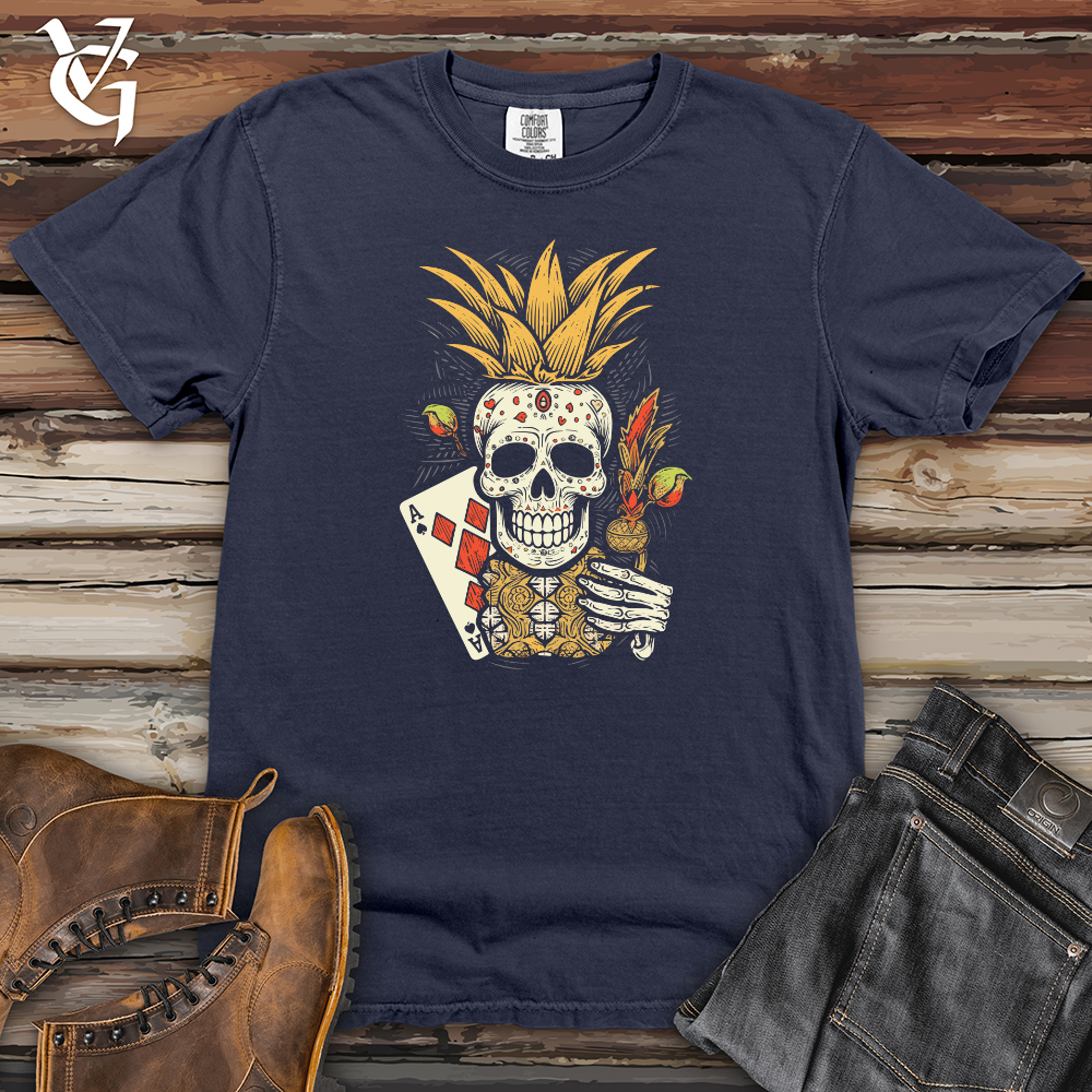 Viking Goods Enigmatic Pineapple High Roller Heavy Cotton Comfort Colors Tee Navy / L