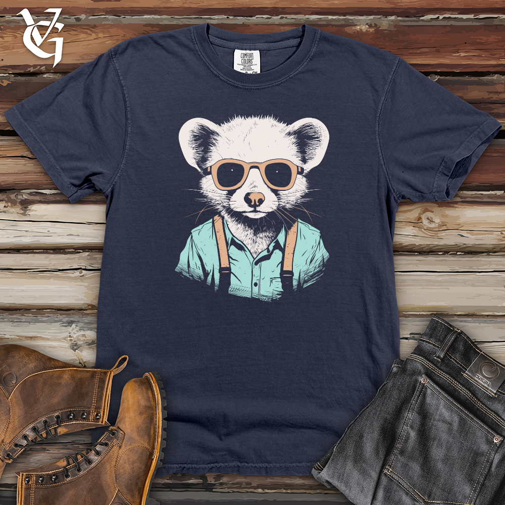 Viking Goods Ferret Fashion Heavy Cotton Comfort Colors Tee Navy / L