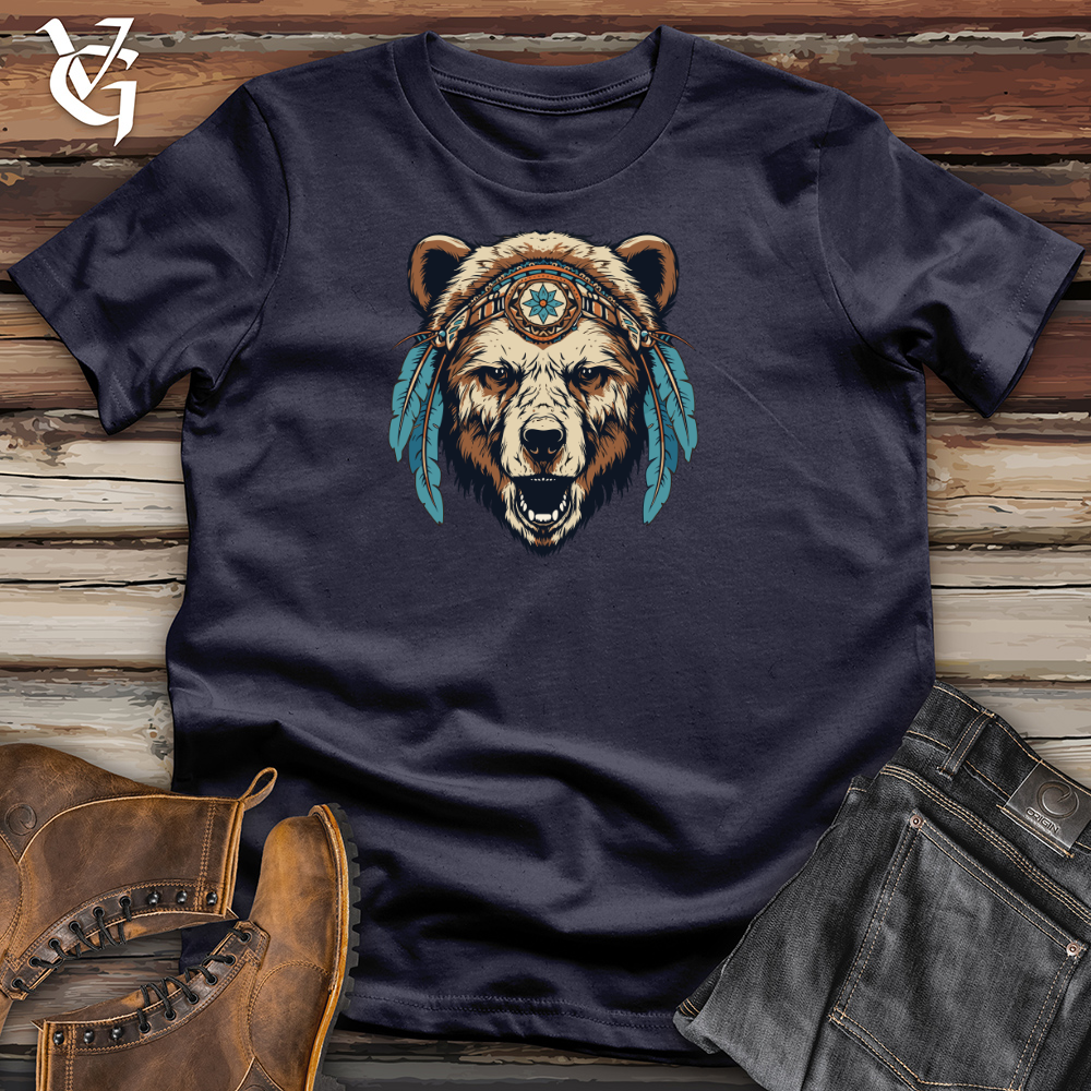 Viking Goods Fierce Grizzly Relic Cotton Tee Navy / L