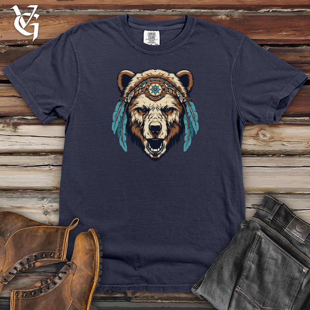 Viking Goods Fierce Grizzly Relic Heavy Cotton Comfort Colors Tee Navy / L