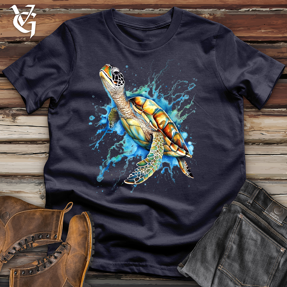 Viking Goods Fly Turtle Cotton Tee Navy / L