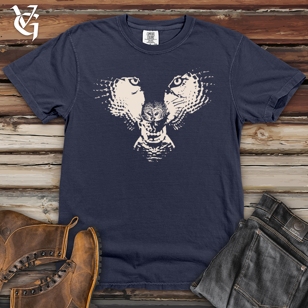 Viking Goods Flying Wolf Heavy Cotton Comfort Colors Tee Navy / L