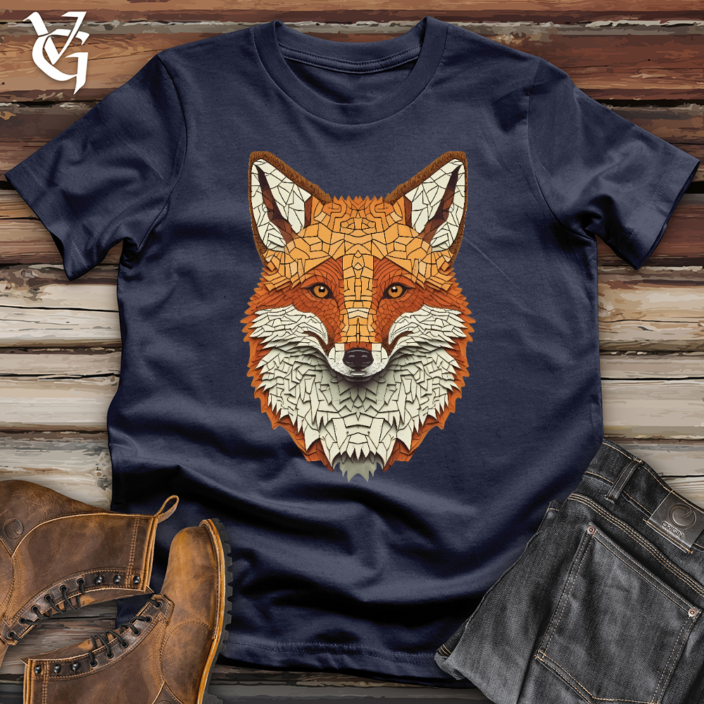 Viking Goods Fox Jigsaw Softstyle Tee Navy / L