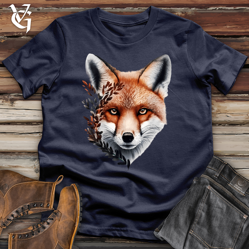 Viking Goods Fox Nature Softstyle Tee Navy / L