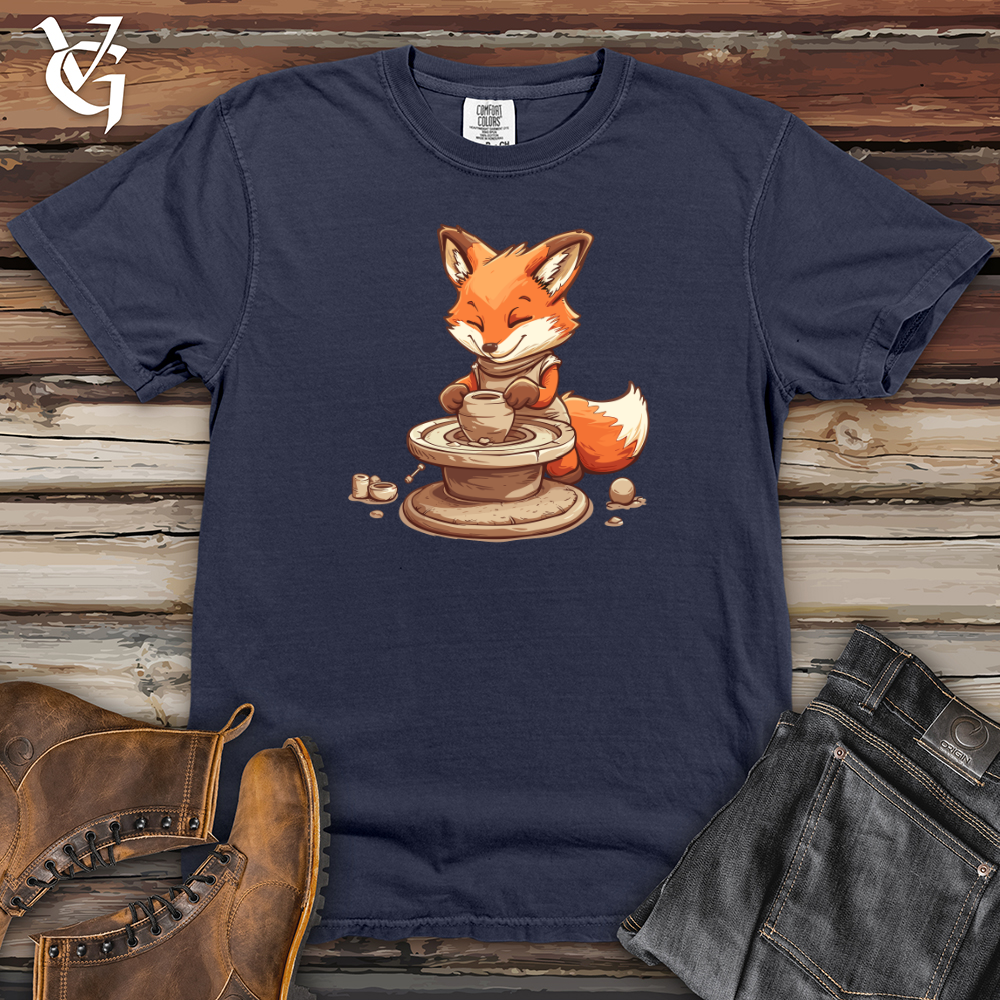 Viking Goods Fox Potter Craft Heavy Cotton Comfort Colors Tee Navy / L