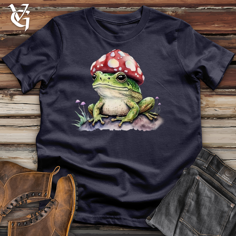 Viking Goods Frog Mushroom Head Cotton Tee Navy / L