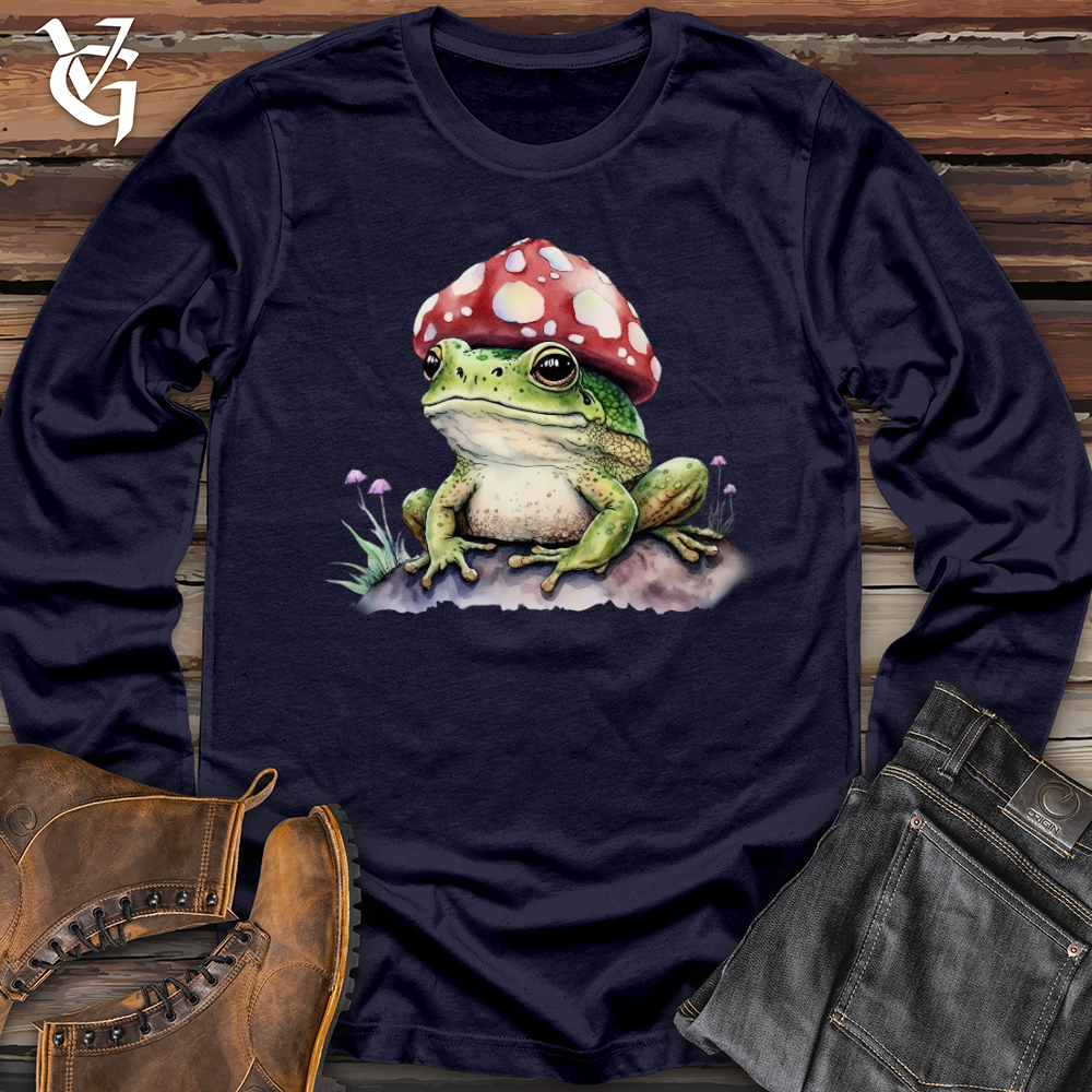 Viking Goods Frog Mushroom Head Long Sleeve Navy / L