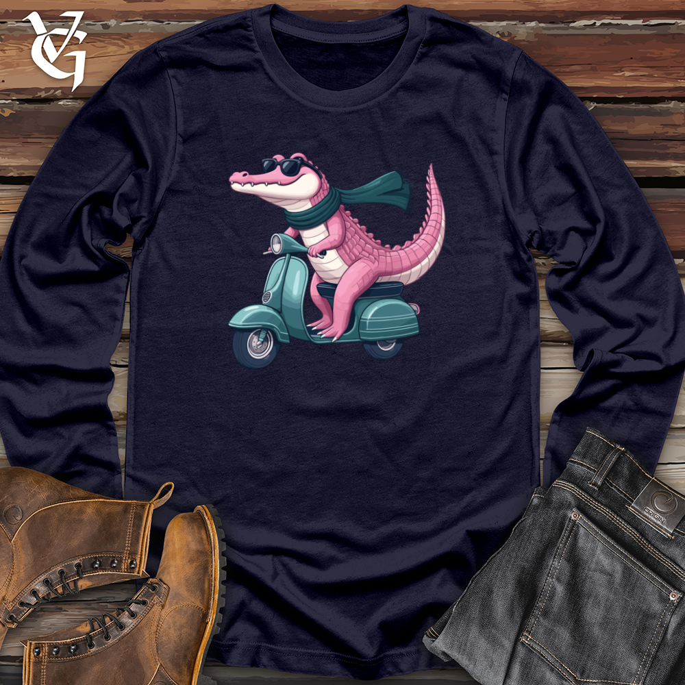 Viking Goods Gator Scoot Long Sleeve Navy / L