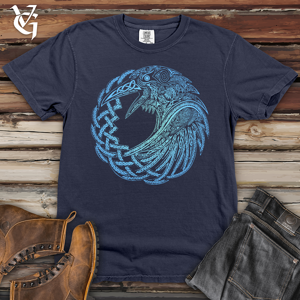 Viking Goods Glass Raven Heavy Cotton Comfort Colors Tee Black / L