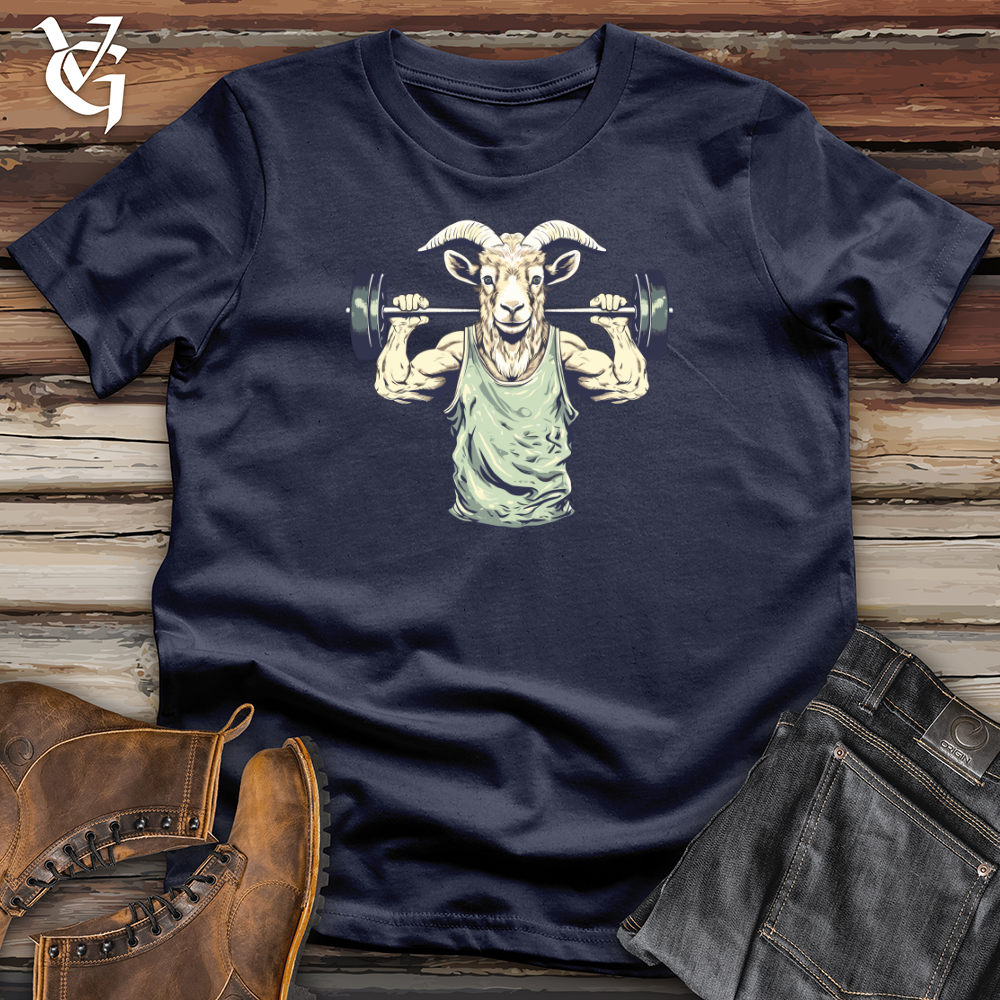 Viking Goods Goat Squat Softstyle Tee Navy / L