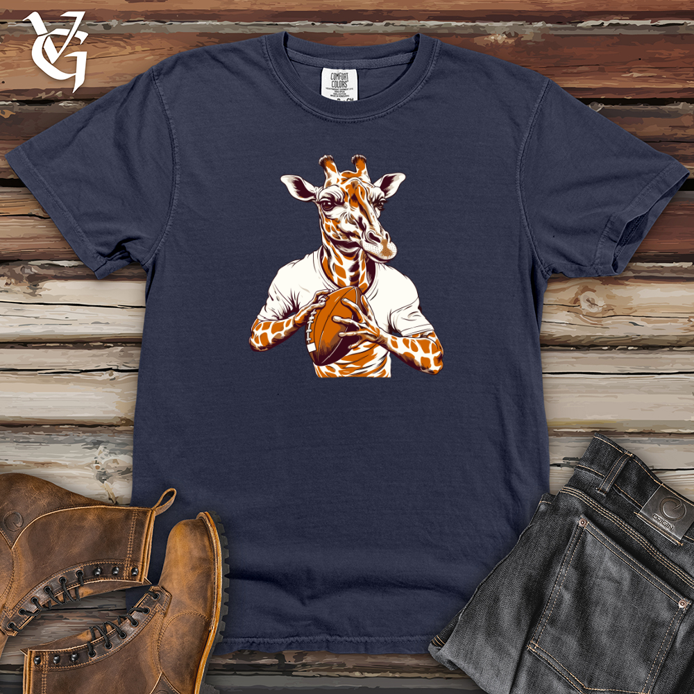 Viking Goods Gridiron Giraffe Heavy Cotton Comfort Colors Tee Navy / L