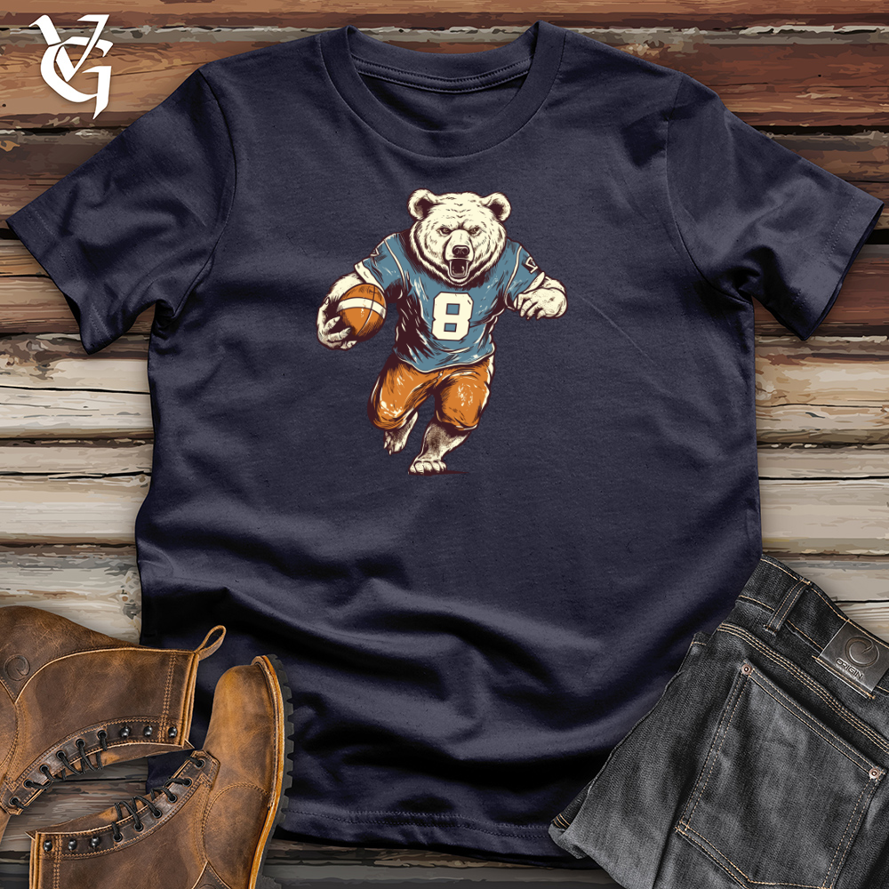 Viking Goods Gridiron Grizzly Cotton Tee Navy / L