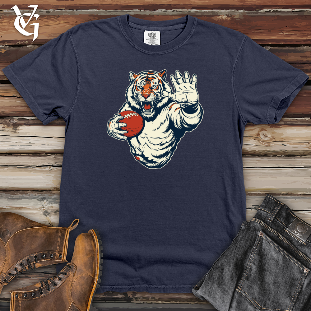 Viking Goods Gridiron Tiger Heavy Cotton Comfort Colors Tee Navy / L