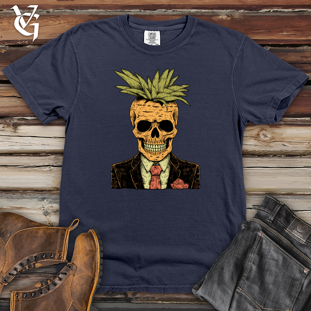 Viking Goods Grunge Pineapple Mischief Heavy Cotton Comfort Colors Tee Navy / L