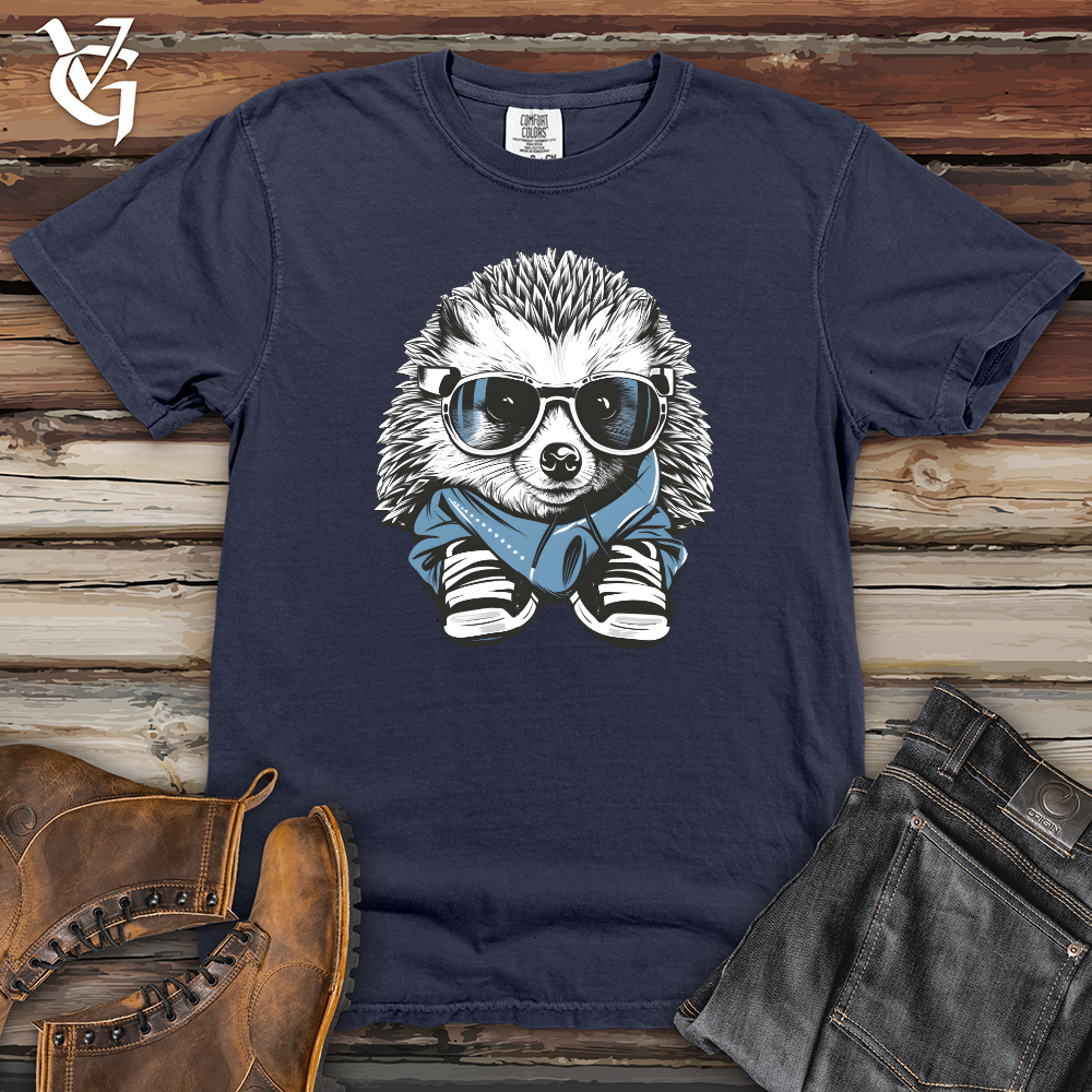 Viking Goods Hedgehog Sneakerhead Heavy Cotton Comfort Colors Tee Navy / L