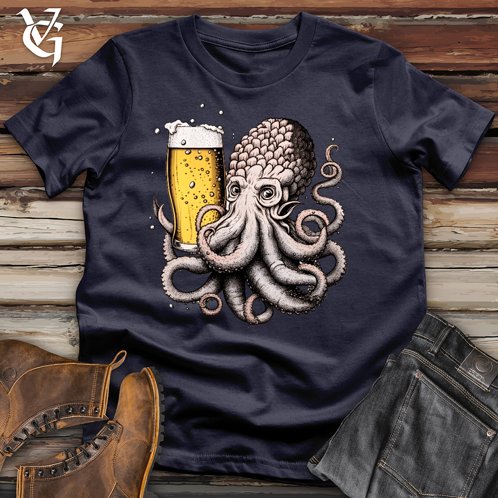 Viking Goods Hoptopus Cotton Tee Navy / L