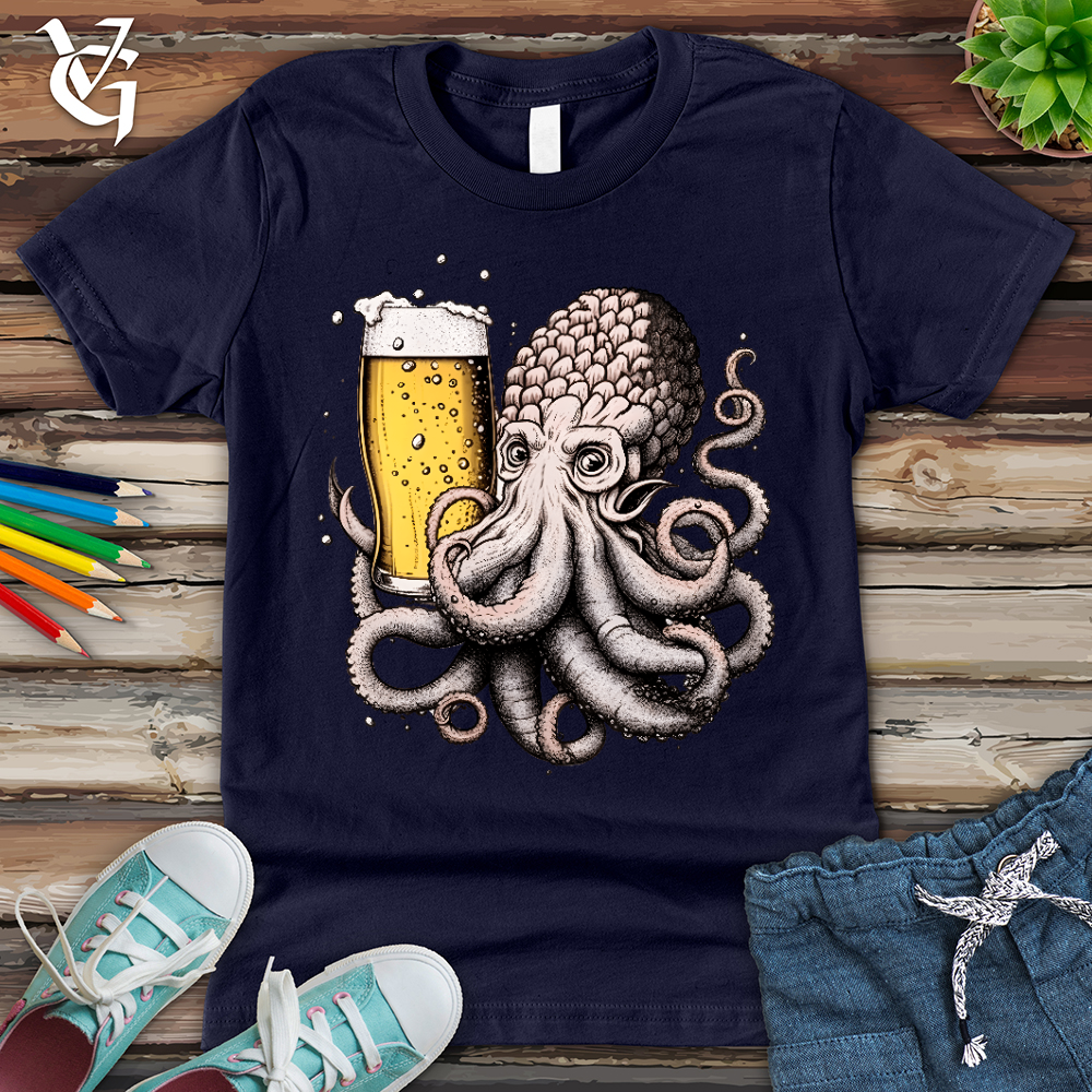 Viking Goods Hoptopus Youth Tee Navy / L