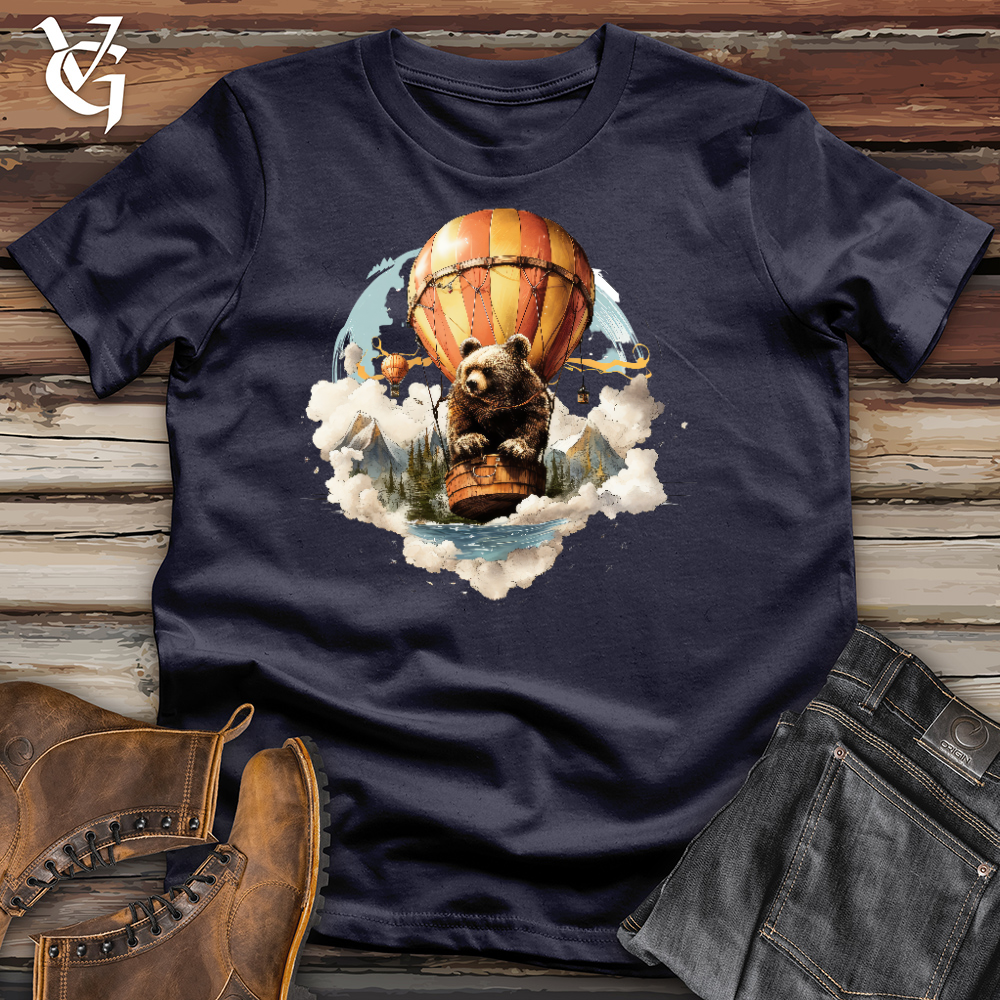 Viking Goods Hot Air Bear Cotton Tee Navy / L